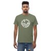 Men's classic tee "Healthy Soil, Healthy Food" ROUND EMBLEM