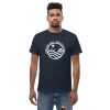 Men's classic tee "Healthy Soil, Healthy Food" ROUND EMBLEM