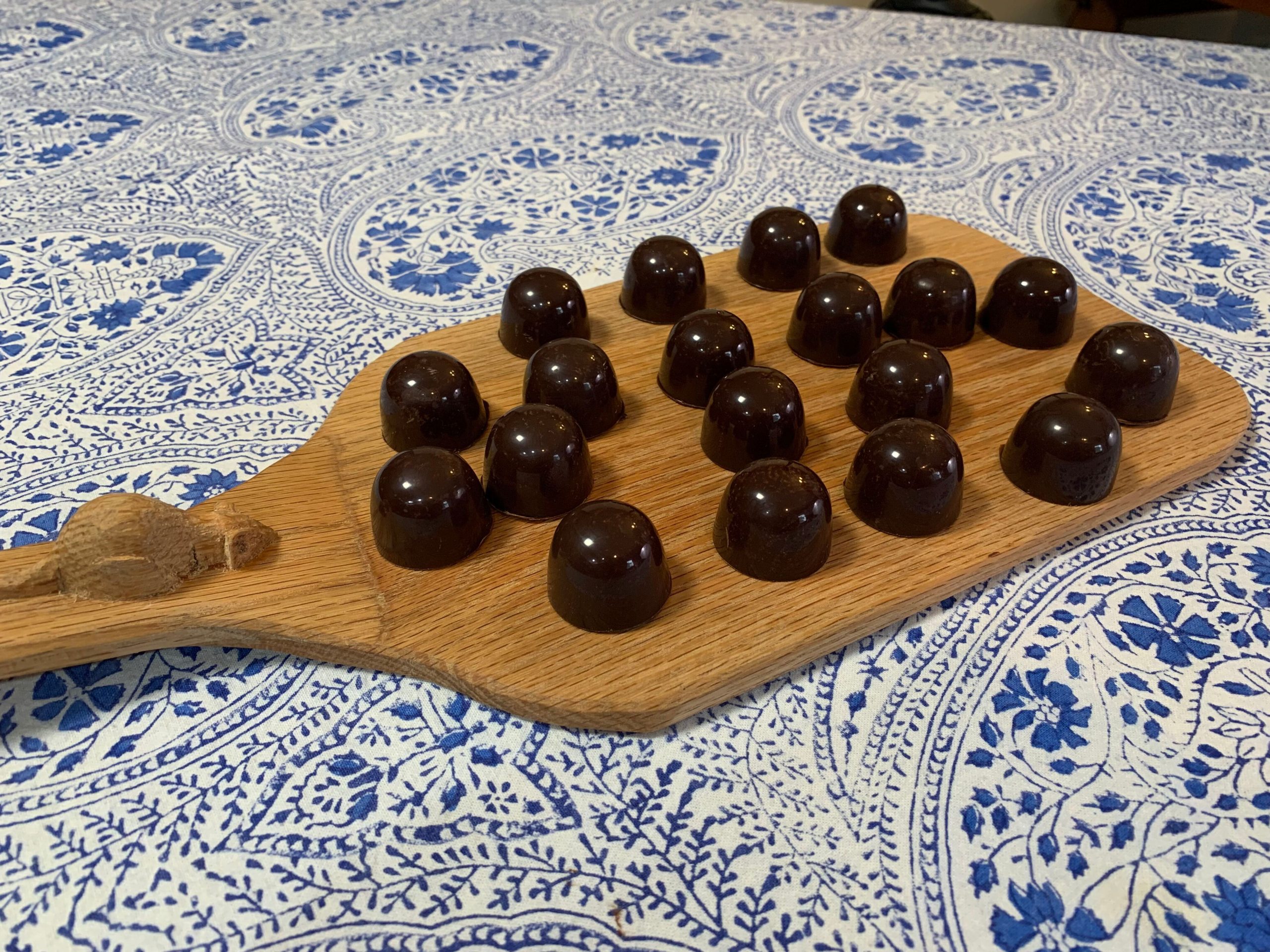 Cognac liquor filled chocolates.